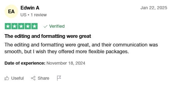 Trustpilot Review 5